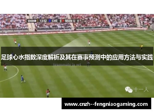 足球心水指数深度解析及其在赛事预测中的应用方法与实践 足球心水指数深度解析及其在赛事预测中的应用方法与实践